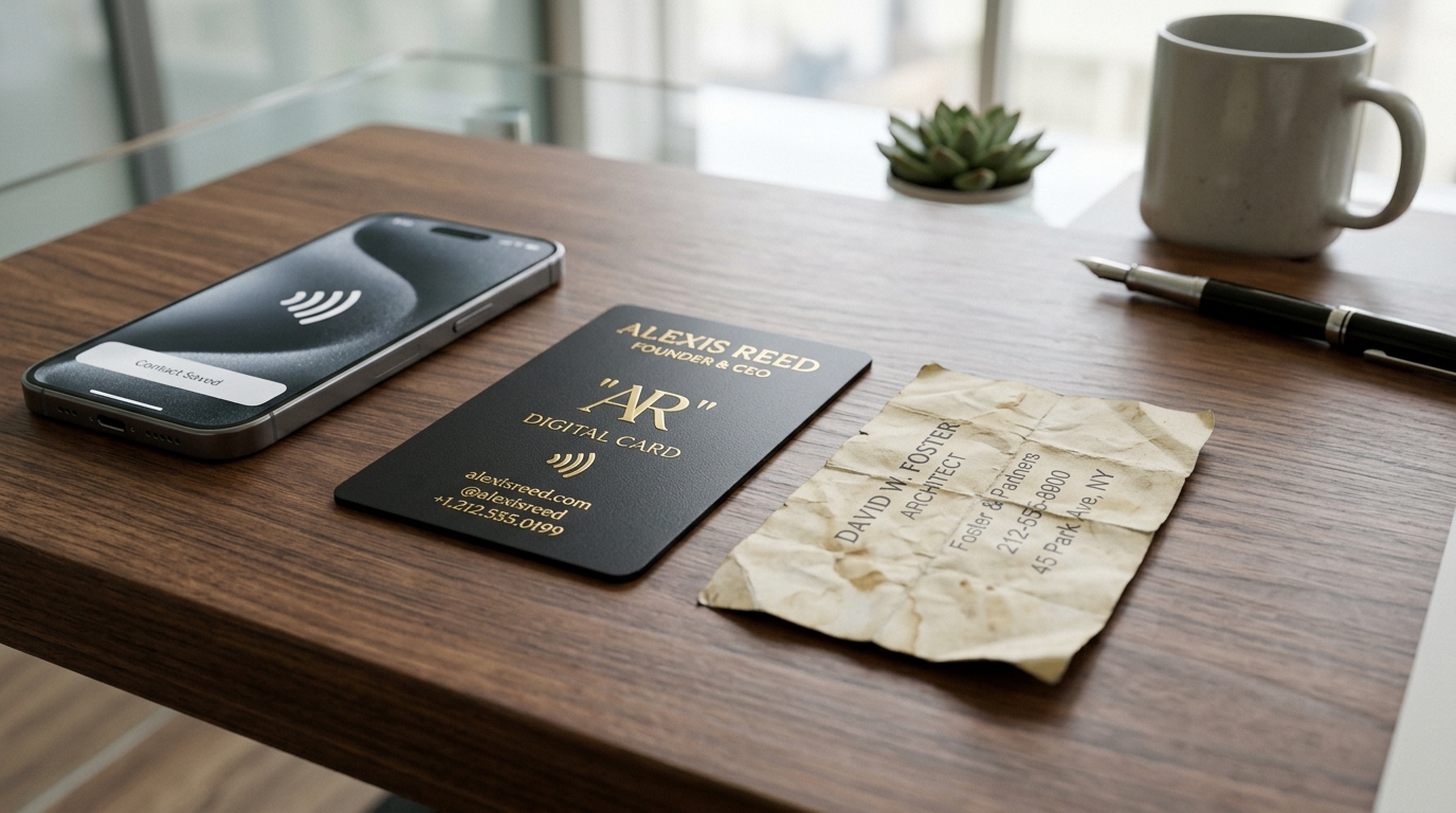 Cartão de Visitas Digital NFC vs Cartão de Papel Tradicional: Qual o Melhor para sua Empresa?